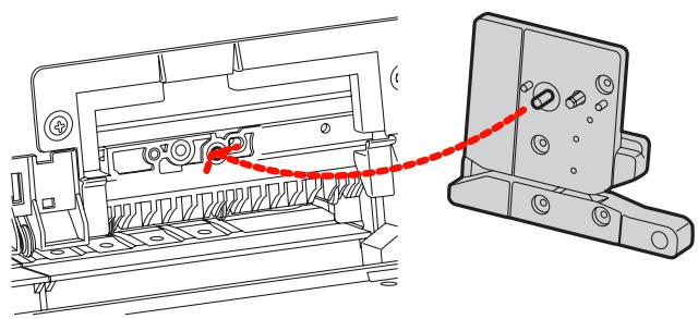 EPSON PRO 9908 - Sortez le nouveau cutter de son emballage et inserez-le dans l'imprimante (voir schema). - 1