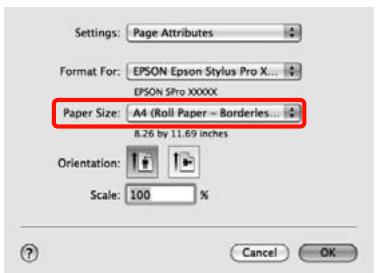EPSON PRO 9908 - Configuration des paramètres sous Mac OS X - 1