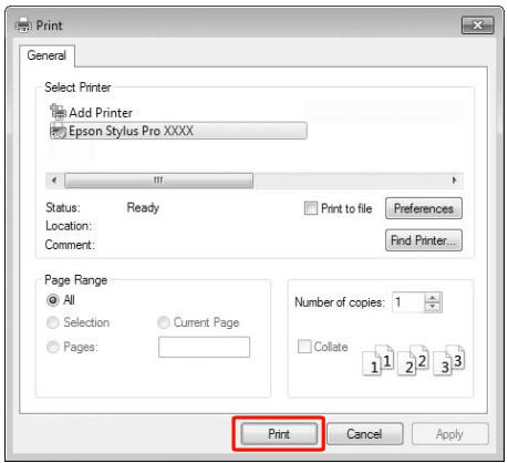 EPSON PRO 9908 - Réglage des paramètres du pilote d'impression - 4