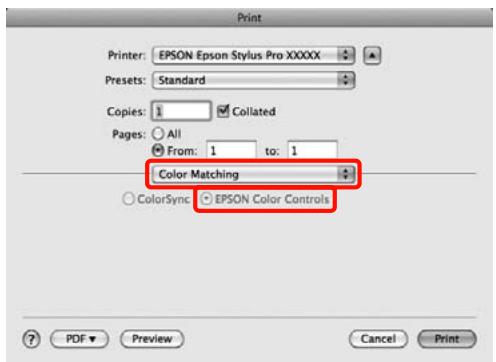 EPSON PRO 9908 - Configuration des paramétres sous Mac OS X - 2