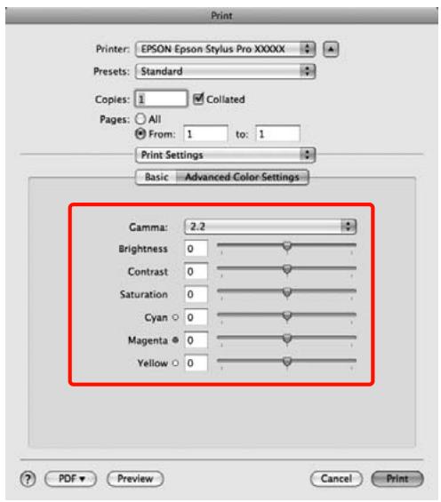 EPSON PRO 9908 - Effectuez les réglages nécessaires. - 1