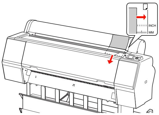 EPSON PRO 9908 - Chargement de feuilles simples inférieures au format A3 - 7