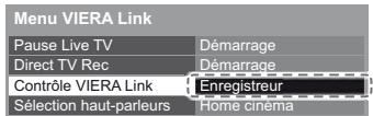 PANASONIC TX-L42DT50E - Si vous accédez à un appareil non compatible avec VIERA link - 1