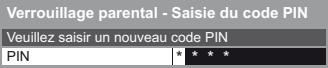 PANASONIC TX-L42DT50E - Entrez le code PIN (4 chiffres) - 1