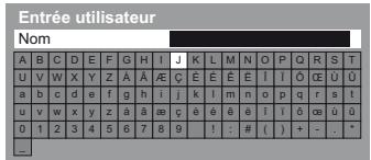 PANASONIC TX-L42DT50E - Saisissez les caractères via le menu de saisie libre - 1
