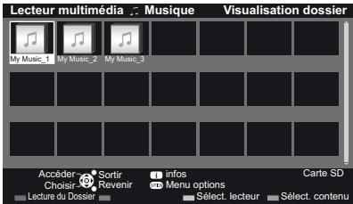 PANASONIC TX-L42DT50E - Mode musique - 1