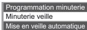 PANASONIC TX-L42DT50E - Sélectionnez [minuterie veille] et définissez la durée par incréments de 15 minutes - 1