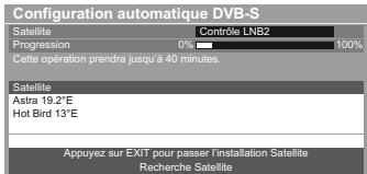 PANASONIC TX-L42DT50E - L'écran de configuration automatique varie suivant le pays sélectionné. - 2