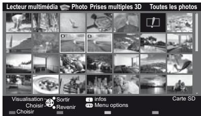 PANASONIC TX-L42DT50E - Sélectionnez deux photos pour l (gauche) et r (droite) - 1