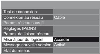 PANASONIC TX-L42DT50E - Sélectionnez [mise à jour du logiciel] - 1