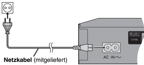 PANASONIC DVD-S295 - Schlieben Sie das Netzkabel erst ganz zum Schluss an - 1