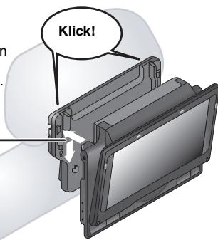 PANASONIC DVD-LS84 - Befestigen Sie das Gerät an der Halterung. - 2