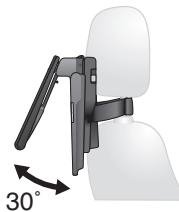 PANASONIC DVD-LS84 - Abbildung mit befestigter Halterung und Gerät - 2