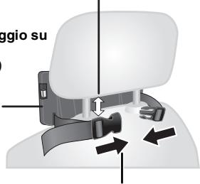 PANASONIC DVD-LS84 - Fissare il kit di montaggio del dispositivo al sedile anteriore. - 1