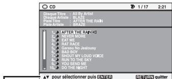 PANASONIC DVD-LS84 - Lire un CD à l'aide des menus - 2