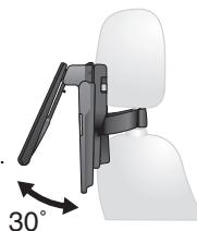 PANASONIC DVD-LS84 - Reliez l'appareil au support. - 5