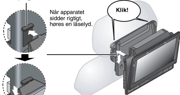 PANASONIC DVD-LS84 - Anbring enheden i holderen. - 1
