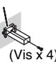 SHARP HT-SB60 - Fixation de l'angle de montage mural (Position horizontale) - 4