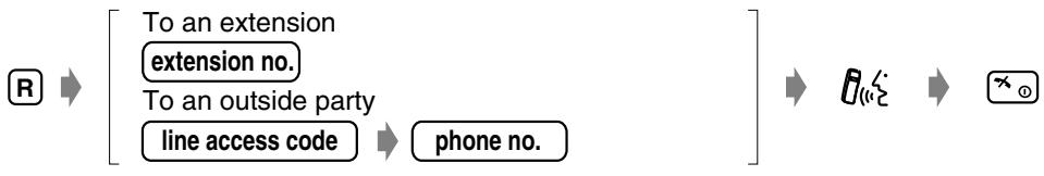 PANASONIC KX-TD7580CE - Transferring Calls - 1