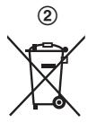 PANASONIC KXTG5521FR - Avis aux utilisateurs concernant la collecte et l'élimination des piles et des appareils électriques et électroniques usagés - 2