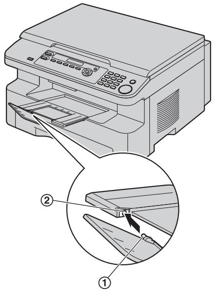 PANASONIC KX-MB261GX - Remarques: - 1