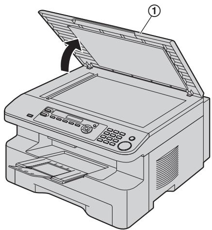 PANASONIC KX-MB261GX - Plaque blanche et vitre du scanner - 1