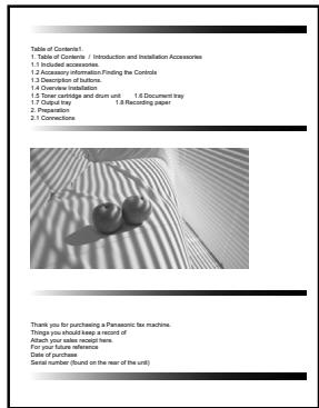 PANASONIC KXMB1500HX - Example 3 - 1