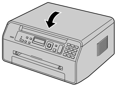 PANASONIC KXMB1500HX - Close the document cover. - 1