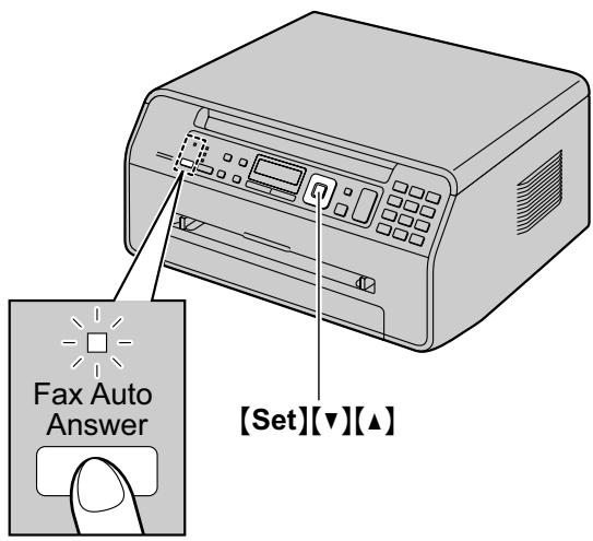 PANASONIC KXMB1500HX - Activating FAX ONLY mode - 1