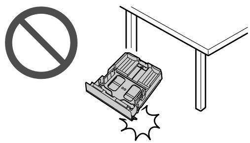 PANASONIC KXMB1500HX - Caution for the paper input tray - 1