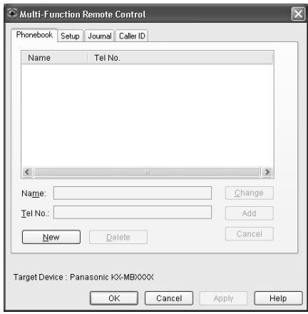PANASONIC KXMB1500HX - Start Multi-Function Station. → [Remote Control] - 1