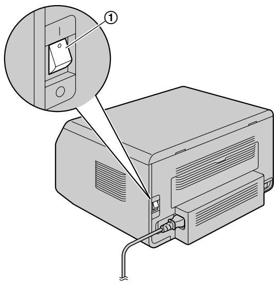 PANASONIC KXMB1500HX - Turning the power ON - 1