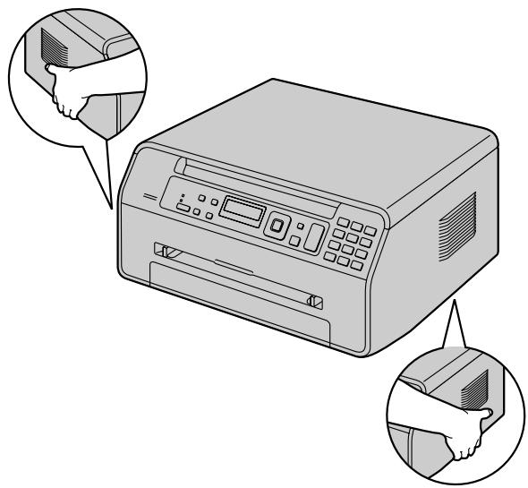 PANASONIC KXMB1500HX - Moving the unit - 1