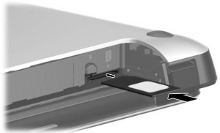 HP MINI 210-1156SA - Insertion d'une carte SIM - 2