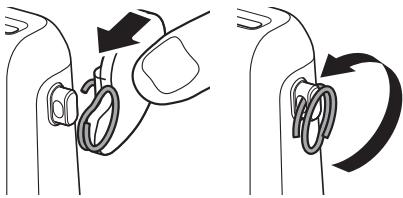 FUJIFILM INSTAX MINI 70 - Attaching the Strap (Continued) - 1