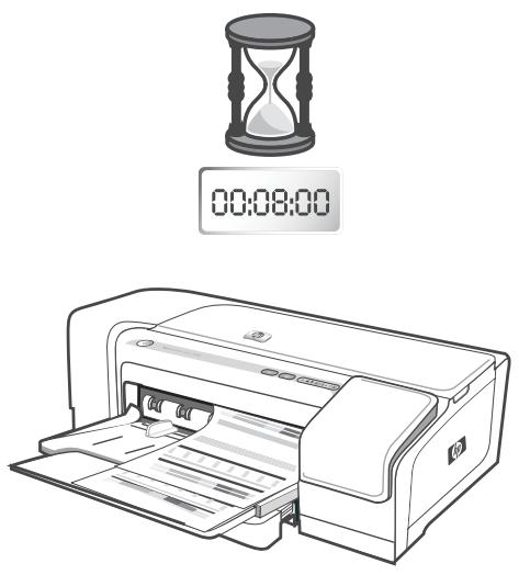 HP OFFICEJET PRO K850DN - Punto 6: Collegare il cavo di alimentazione e accendere la stampante. - 1