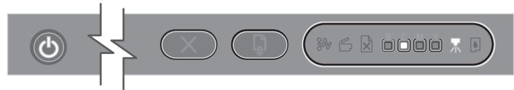 HP OFFICEJET PRO K850DN - Interpreting control panel lights - 5