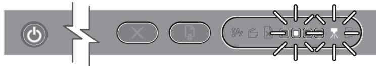 HP OFFICEJET PRO K850DN - Significato delle spie del pannello di controllo - 7