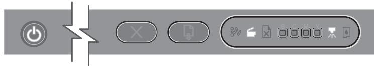HP OFFICEJET PRO K850DN - Significato delle spie del pannello di controllo - 6