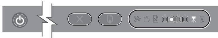 HP OFFICEJET PRO K850DN - De betekenis van de lampjes van het bedieningspaneel - 8