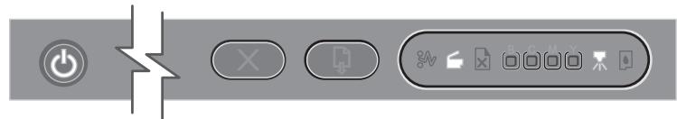 HP OFFICEJET PRO K850DN - Interpreting control panel lights - 3