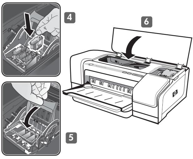 HP OFFICEJET PRO K850DN - Punto 4: Installare le testine di stampa. - 1