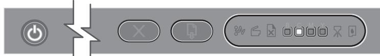HP OFFICEJET PRO K850DN - Significato delle spie del pannello di controllo - 9