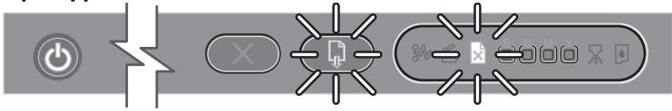 HP OFFICEJET PRO K850DN - De betekenis van de lampjes van het bedieningspaneel - 3