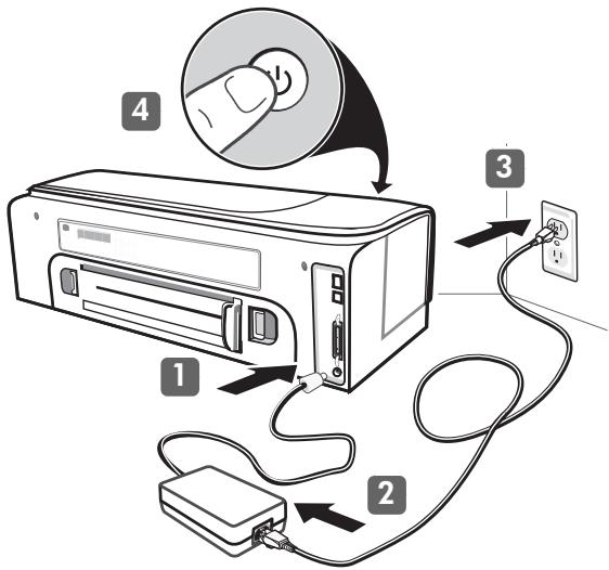 HP OFFICEJET PRO K850DN - Punto 5: Caricare la carta nella stampante. - 1