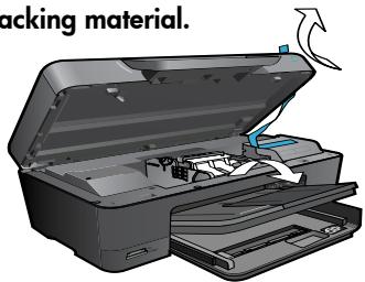 HP PHOTOSMART PREMIUM C310A - Unpack printer. Remove all tape, protective film, and packing material. - 2