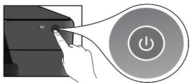 HP PHOTOSMART PREMIUM C310A - Connect and power on. - 2
