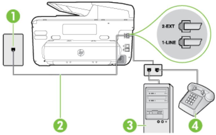 HP OFFICEJET PRO 276DW (CR770A) - Vue arrière de l'imprimante - 1