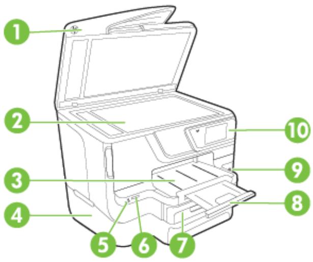HP OFFICEJET PRO 276DW (CR770A) - Vue de face - 1