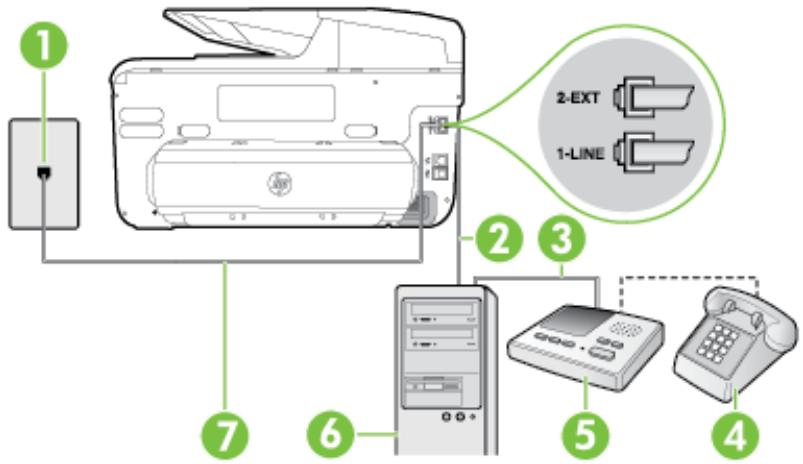 HP OFFICEJET PRO 276DW (CR770A) - Vue arrière de l'imprimante - 1